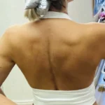 Edgy Backless Halter Crop Top for Summer Street Style photo review