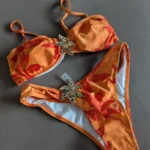 Luxurious 3-Piece Mesh Bikini Set - Wire-Free Comfort & Style photo review