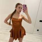 Luxurious Satin Silk Cami Playsuit for Effortless Summer Style photo review