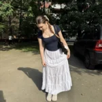 Retro Y2 K Crop Top - Stretchy Cotton Blend Summer Essential photo review