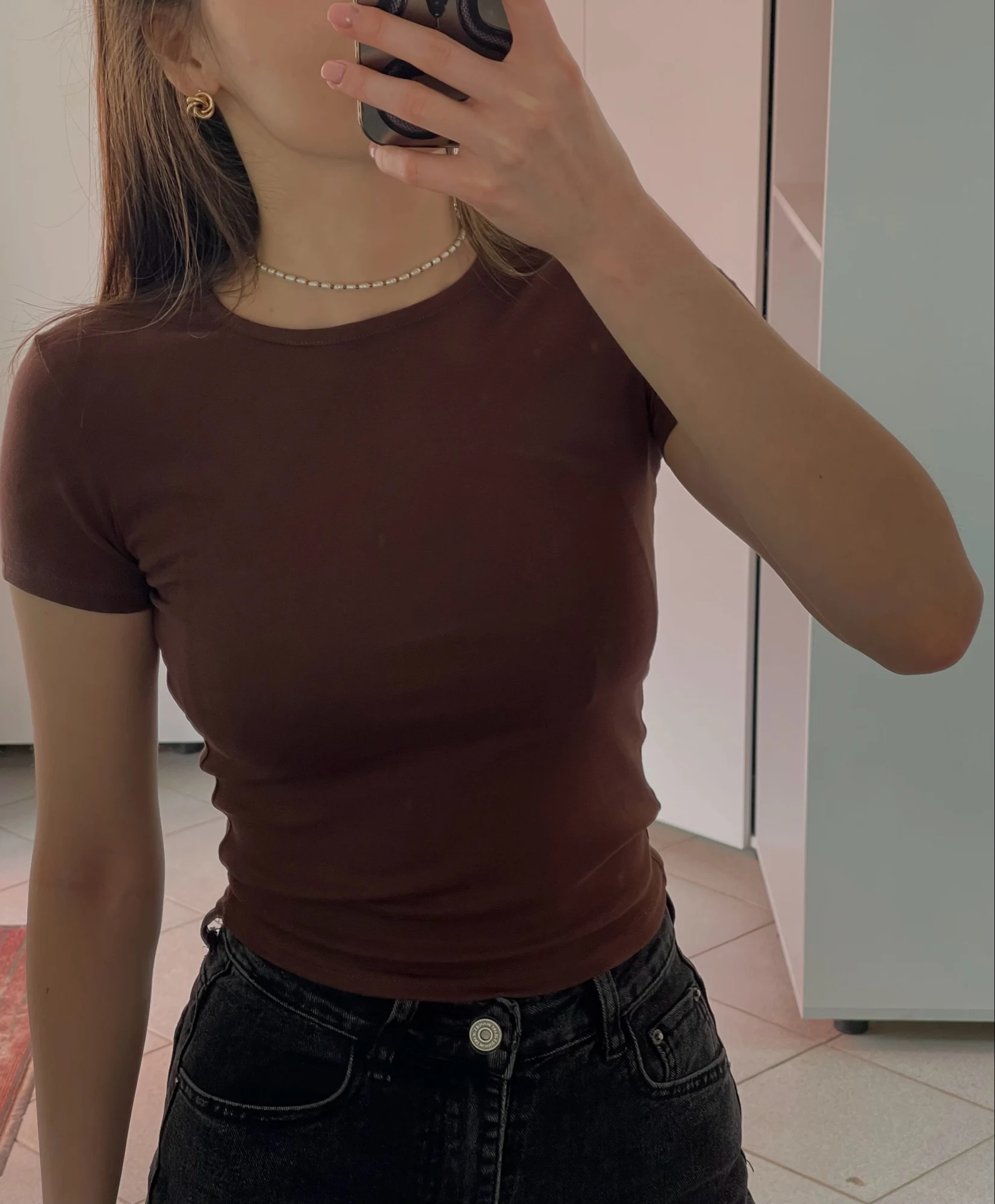 Retro Y2 K Crop Top - Stretchy Cotton Blend Summer Essential photo review