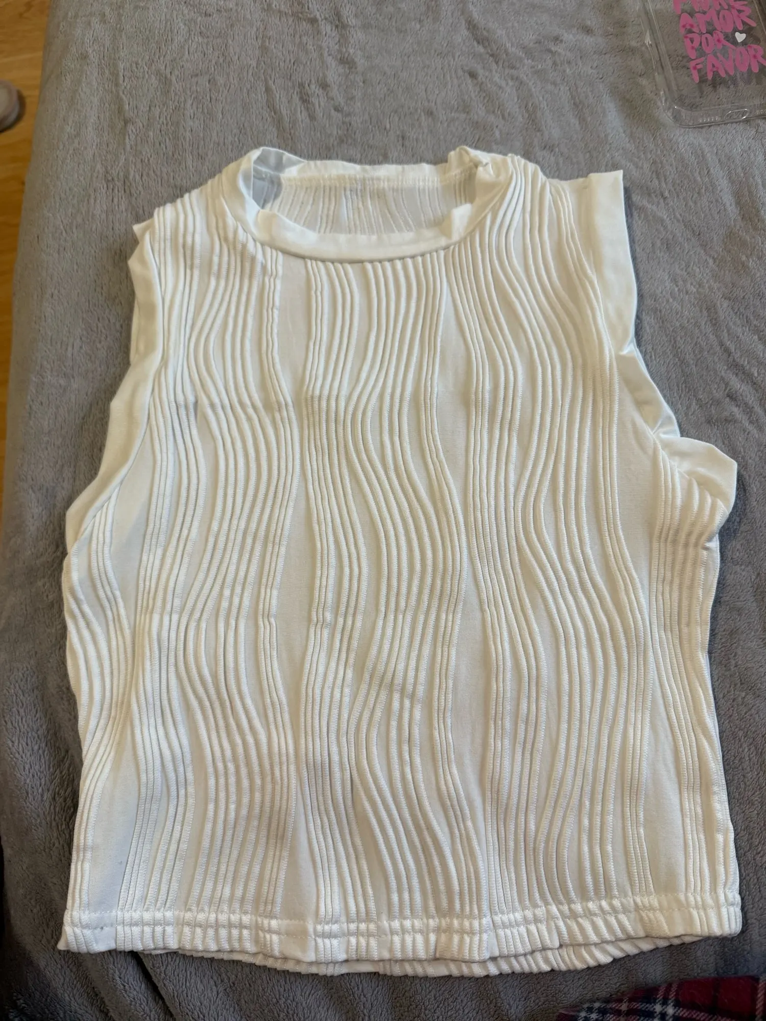 Trendy Y2 K Mock Neck Ribbed Crop Tank for Women photo review