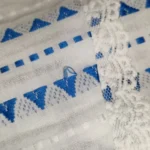 Elegant Striped A-Line Summer Dress for Women in Blue & White photo review