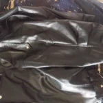 Luxe Brown Oversized Faux Leather Jacket - Bold Style Statement photo review