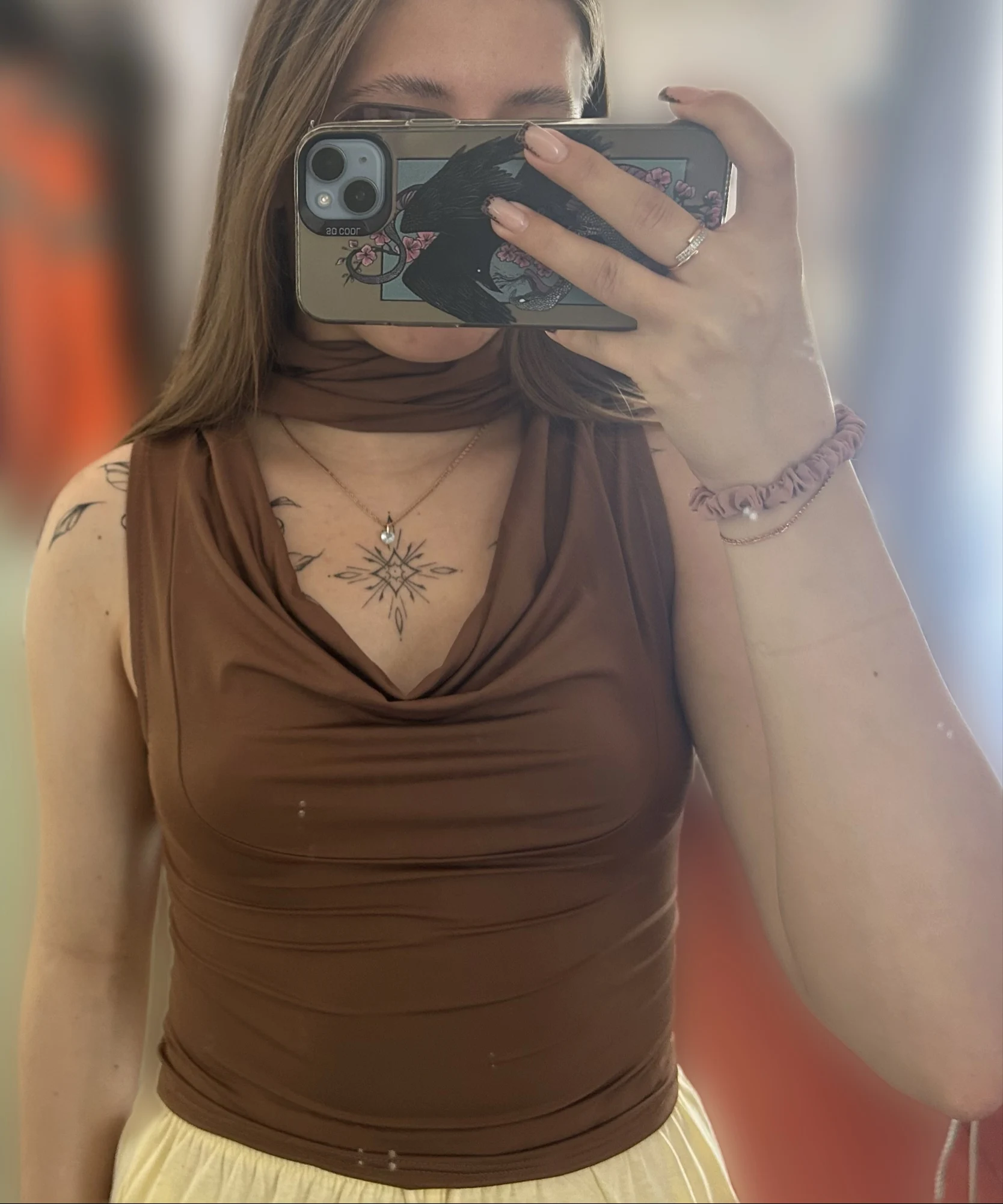 Luxe V-Neck Ribbon Tank Top - Stretch Comfort Summer Essential photo review