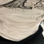 Trendy White Knitted Tee with Patch - Summer Style Essential photo review