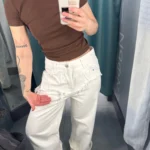 Retro Y2 K Crop Top - Stretchy Cotton Blend Summer Essential photo review