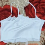 Satin Ruffle Tank Top Women's Summer Tassel Blouse Stretch photo review
