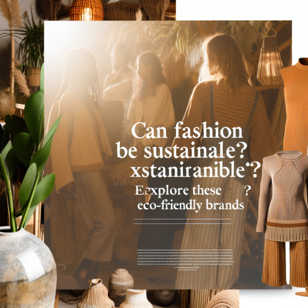 Can Fashion Be Sustainable? Explore These Women's Eco-Friendly Brands