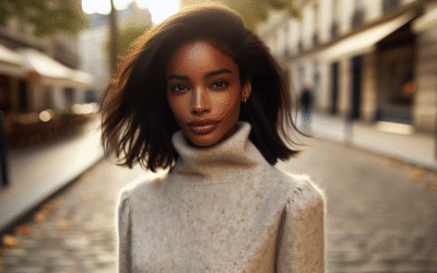 High Neck Sweaters With Skirts