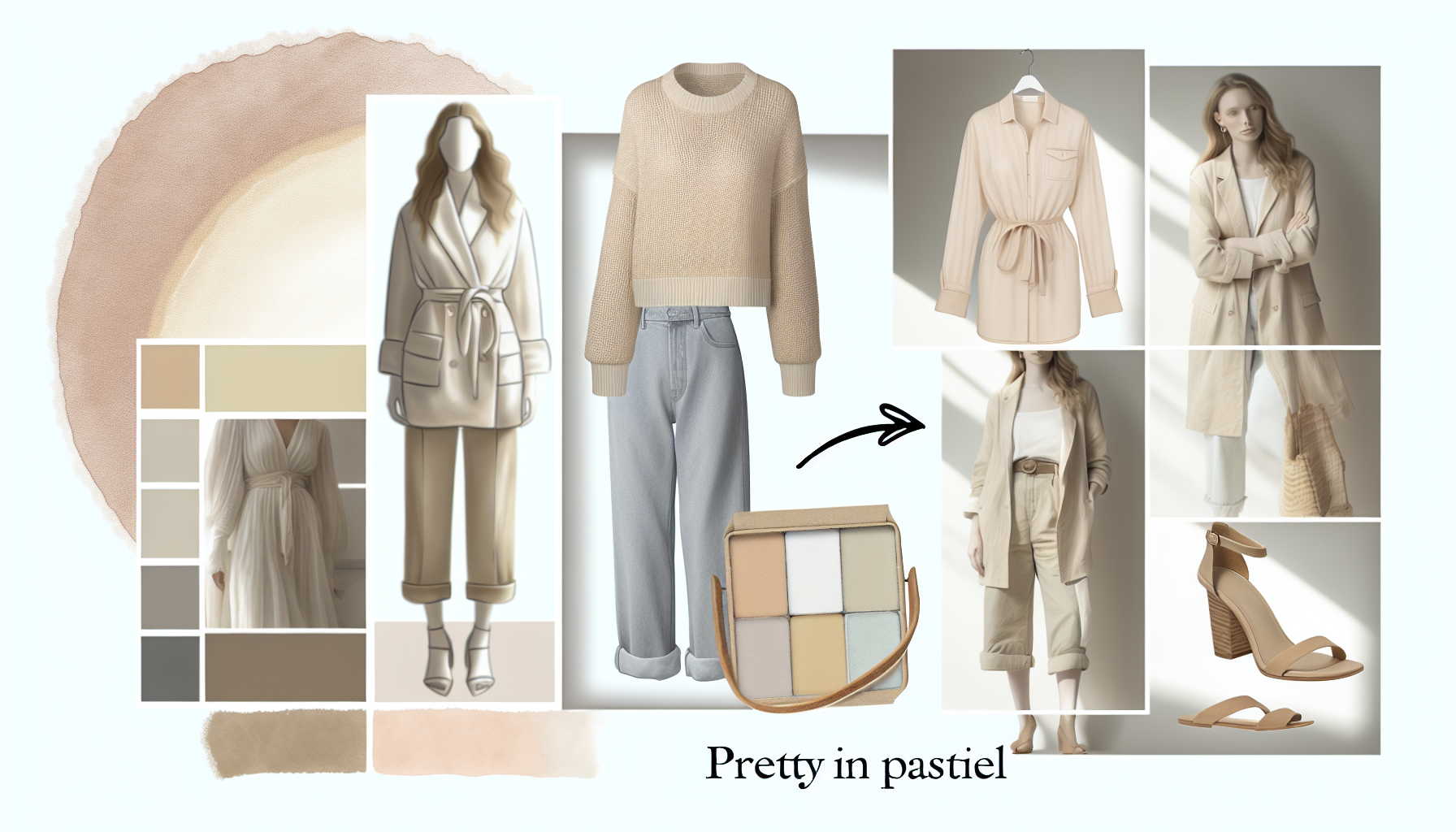 Pastel Color Outfits For Spring