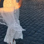 Elegant Black Floral Lace Bodycon Dress for Women photo review