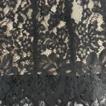 Elegant Black Floral Lace Bodycon Dress for Women photo review