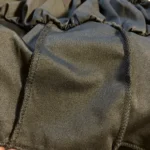 Satin Ruffle Tank Top Women's Summer Tassel Blouse Stretch photo review