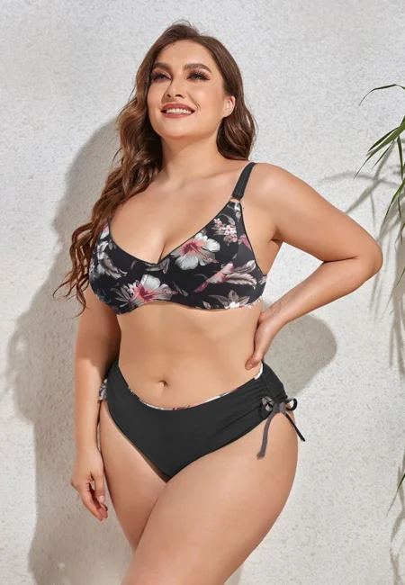 Floral High Waist Push Up Bikini Set for Every Body Type