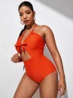 Elegant Plus Size One-Piece Swimsuit for All Body Types