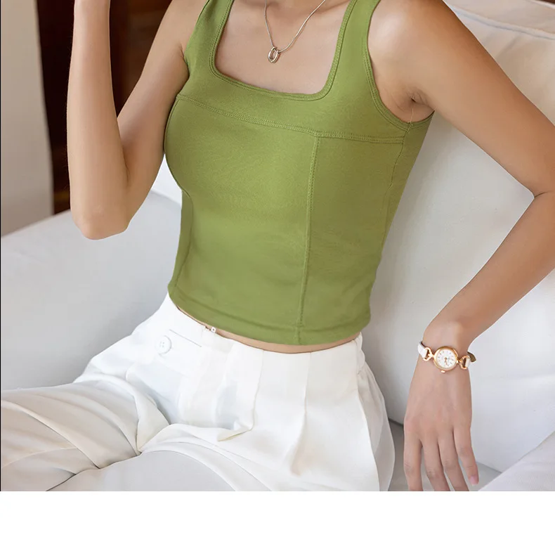 New Harajuku Casual Corset Tops Summer Y2k Clothes Women Korean Fashion Streetwear Ladies Tank Crop Top Sleeveless Bra Vest