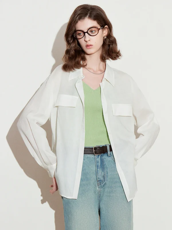 Stylish TOYOUTH Women's Spring Blouse - Effortless Chic