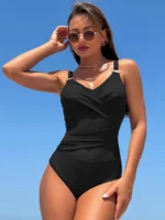 Elegant Mesh One-Piece Swimsuit for Every Body Type