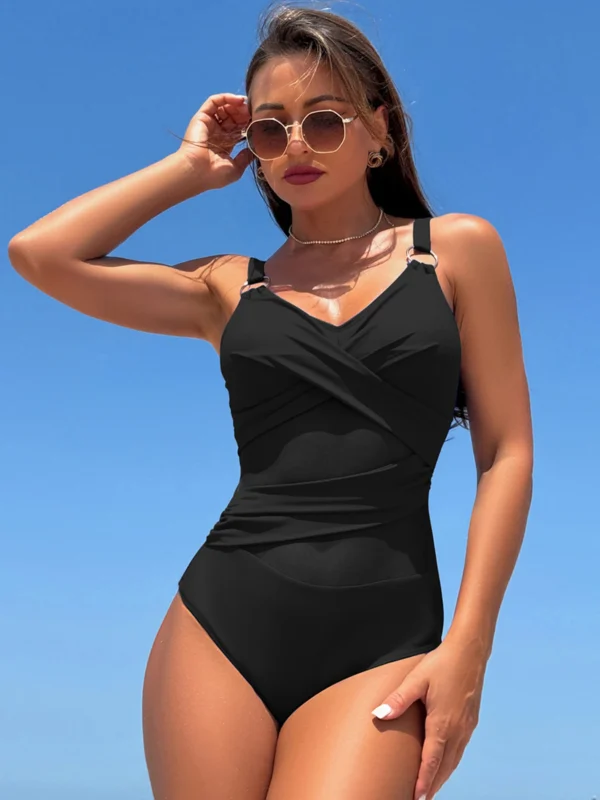 Elegant Mesh One-Piece Swimsuit for Every Body Type