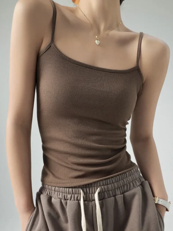 Effortless Women's Summer Tank Top - Stretchy & Stylish Camisole