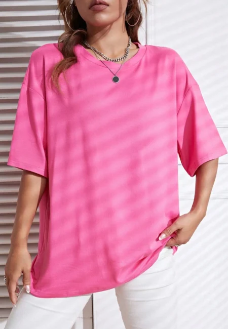Vibrant Cotton Summer Tee for Women - Effortless Style & Comfort
