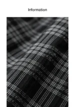 Chic Black Plaid Blouse for Effortless Summer Style - Image 6