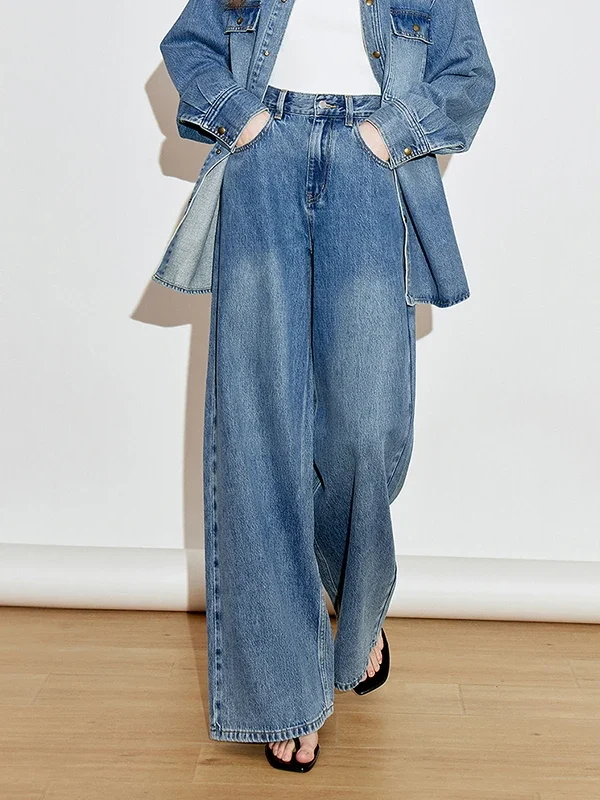 Chic Vintage-Style Blue Dress for Effortless Elegance