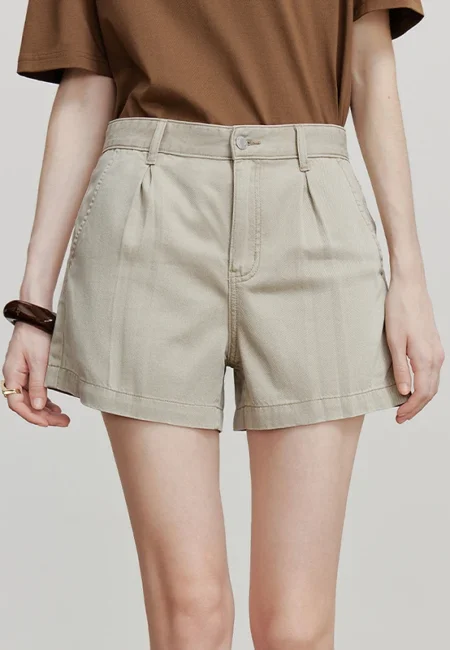 TOYOUTH Women’s Mid Waist Hot Pants for Stylish Summer Vibes