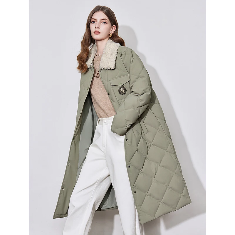 kf-S398ace8d5afb41a4a78cda14ce2e7ff1j Stylish Women's Winter Down Coat with Fur Collar & Buttons