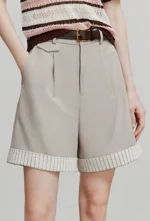 Effortless Elegance: Striped Wide-Leg Shorts for Summer Style