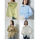Versatile Women's Solid Blouse - Chic Office Essential - Image 2