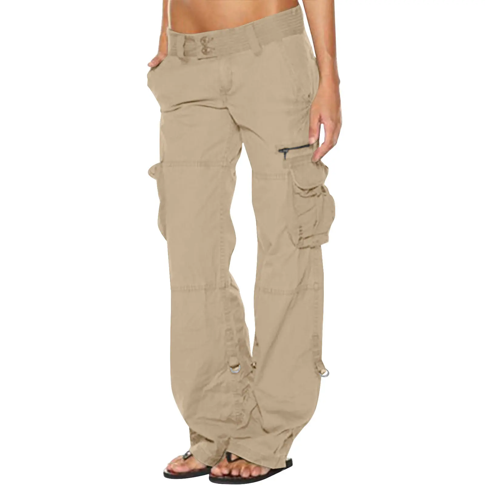kf-S5c186cbcf7fe442cb8ca20b7e7aabe5eO Cotton Cargo Wide Leg Pants - Retro Spring Fashion Essential