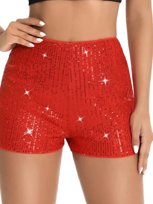 Sparkle in Style: Women's Sequin Hot Pants for Parties