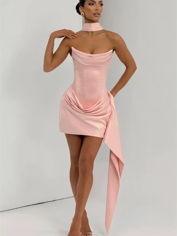 Elegant Off-Shoulder Mini Dress for Chic Night Out