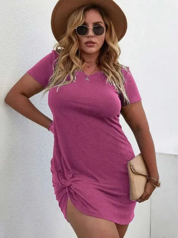 Moopsi 67 Y2 K Pink Rose Pleated Dress: Effortless Spring Elegance