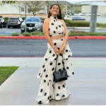 Chic Polka Dot Halter Crop Top & Ruffled Skirt Set - Image 15