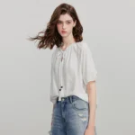 TOYOUTH Women's Summer Short Sleeve Blouse - Chic Fashion Top - Image 2