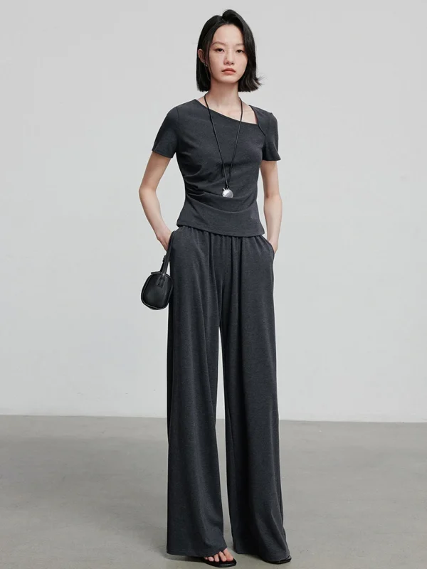 Chic TOYOUTH Women's Summer Two-Piece Set for Effortless Style