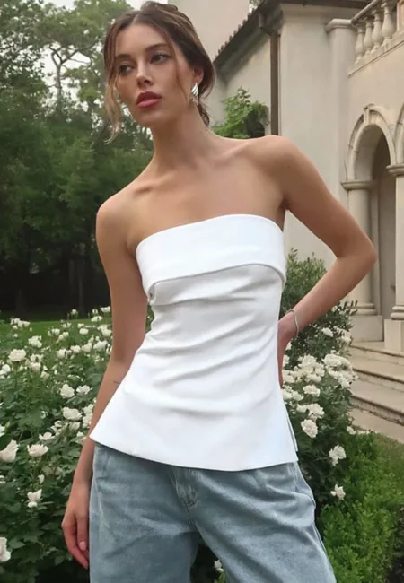 Stylish Women's Strapless Tube Top Bralette for Summer Fun