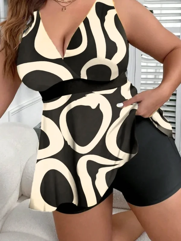 Floral High-Waisted Plus Size Two-Piece Swimsuit for Every Body