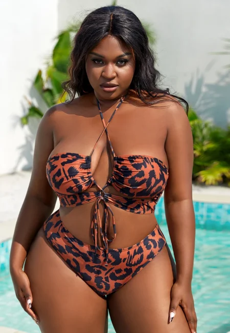 Floral High-Waist Bikini Set with Cover-Up for Every Body