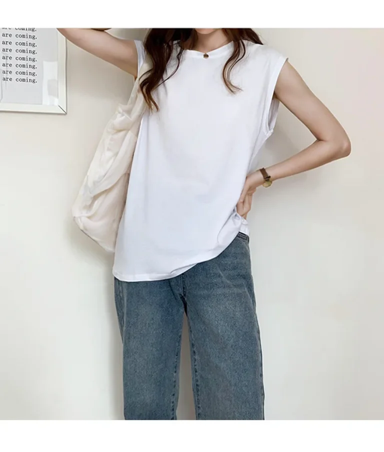 Kf-S95272140Cb084162875F596Cebe39A2De Trendy Women'S Summer Sleeveless T-Shirt For Cool Comfort