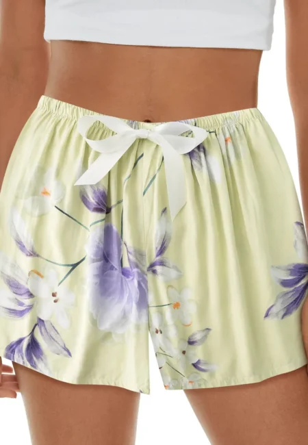 Bohemian Floral High-Waist Shorts for Effortless Summer Style