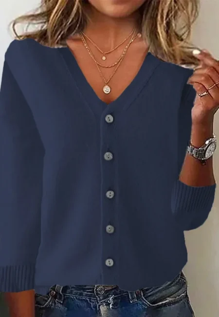 Elegant Knit Cardigan for Women - Versatile Streetwear Style