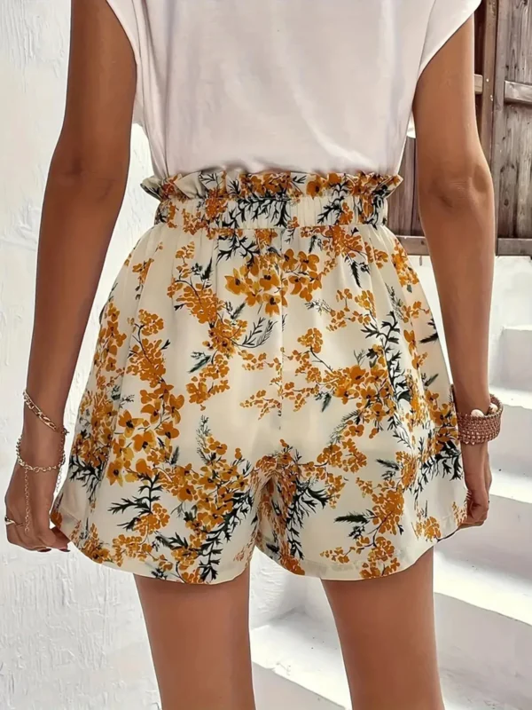 Floral Print Women's Summer Shorts for Effortless Chic Comfort