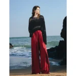 TOYOUTH Women's Summer Long Casual Pants for Effortless Style - Image 8