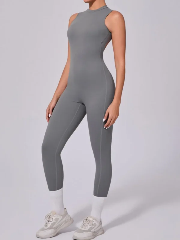 Luxurious Women's Sleeveless Jumpsuit for Active Elegance