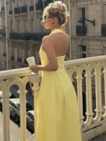 Elegant Off-Shoulder Maxi Dress for Summer Parties - Image 2