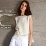 Chic Sleeveless Ramie Top for Effortless Summer Style